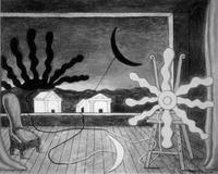 De Chirico Sole sul cavaletto 1972small